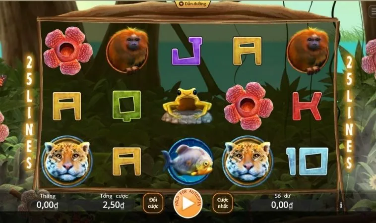 Các biểu tượng trong game Nổ Hũ Rừng Xanh HitClub